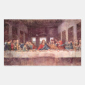 Sticker Rectangulaire La Cène de Léonard de Vinci (Devant)