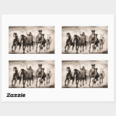Sticker Rectangulaire La Chase I (Feuille)
