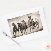 Sticker Rectangulaire La Chase I (Enveloppe)