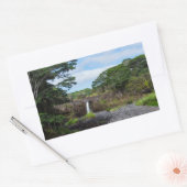 Sticker Rectangulaire la chute de wai'ale dans le parc national du fleuv (Enveloppe)