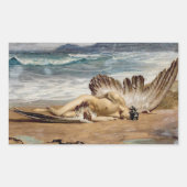 Sticker Rectangulaire La chute d'Icarus par Alexandre Cabanel (Devant)