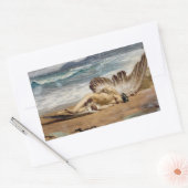 Sticker Rectangulaire La chute d'Icarus par Alexandre Cabanel (Enveloppe)