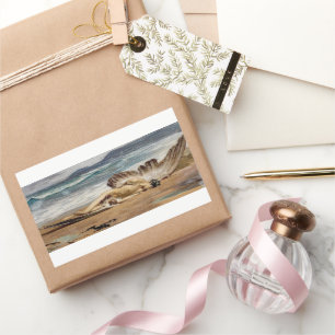 Sticker Rectangulaire La chute d'Icarus par Alexandre Cabanel