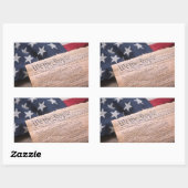 Sticker Rectangulaire La Constitution (Feuille)