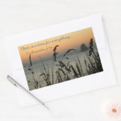 Sticker Rectangulaire La côte de l'Oregon, temps pour tout (Enveloppe)