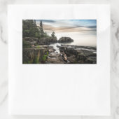 Sticker Rectangulaire La côte du lac Supérieur | Minnesota (Sac)