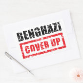 Sticker Rectangulaire La couverture de Benghazi (Enveloppe)