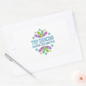 Sticker Rectangulaire La Danse Du Robinet Fait Éclater La Vie (Enveloppe)