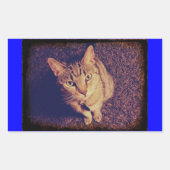 Sticker Rectangulaire La demande indienne (Devant)