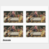 Sticker Rectangulaire La Dernière soupe du parti républicain (Feuille)