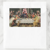 Sticker Rectangulaire La Dernière soupe du parti républicain (Sac)