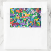 Sticker Rectangulaire La faune sauvage (Sac)