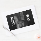 Sticker Rectangulaire La Fed est là - haut - Mode guerre (Enveloppe)