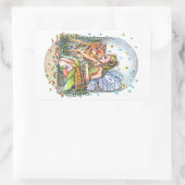 Sticker Rectangulaire La Fée et la Faune (Sac)
