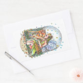 Sticker Rectangulaire La Fée et la Faune (Enveloppe)