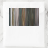 Sticker Rectangulaire La fille qui attendait le code barre (Sac)