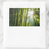 Sticker Rectangulaire La forêt de Bamboo (Sac)