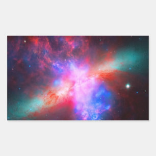 Sticker Rectangulaire La Galaxie Cigar Active - Messier 82