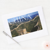 Sticker Rectangulaire La Grande Muraille | Jinshanling, Chine (Enveloppe)