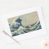 Sticker Rectangulaire La Grande Vague au large de Kanagawa (Enveloppe)