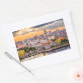 Sticker Rectangulaire La Havane CUBA (Enveloppe)