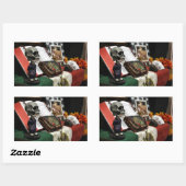 Sticker Rectangulaire La Journée des morts 2008 de MECA (Feuille)