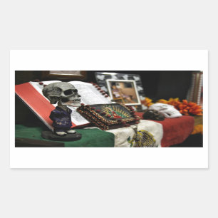 Sticker Rectangulaire La Journée des morts 2008 de MECA