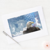 Sticker Rectangulaire La liberté n'est pas libre (Enveloppe)