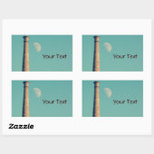 Sticker Rectangulaire La Lune et une tour : Aberystwyth (Feuille)