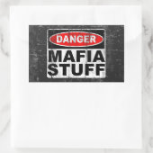 Sticker Rectangulaire La mafia (Sac)