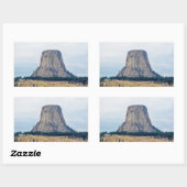 Sticker Rectangulaire La maison de l'ours (Feuille)