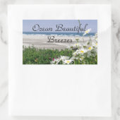 Sticker Rectangulaire "La marguerite estivale" (Sac)