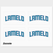 Sticker Rectangulaire La Melo Ball - Charlotte Basketball (Feuille)