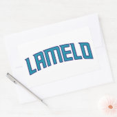 Sticker Rectangulaire La Melo Ball - Charlotte Basketball (Enveloppe)
