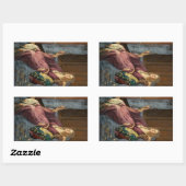 Sticker Rectangulaire La Minx (par John Collier) (Feuille)