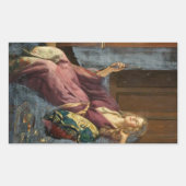 Sticker Rectangulaire La Minx (par John Collier) (Devant)