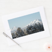 Sticker Rectangulaire La montagne Cascade (Enveloppe)