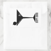 Sticker Rectangulaire La Montée Est Mon Heureuse Heure (Sac)
