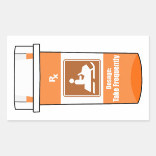 Sticker Rectangulaire La motoneige est ma drogue