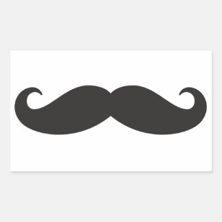 Sticker Rectangulaire La moustache