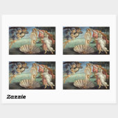 Sticker Rectangulaire La naissance de Vénus par Sandro Botticelli (Feuille)