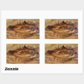 Sticker Rectangulaire La nature (Feuille)