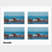 Sticker Rectangulaire La navigation dans l'Atlantique (Feuille)