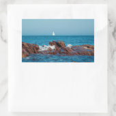 Sticker Rectangulaire La navigation dans l'Atlantique (Sac)