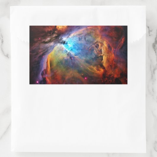 Sticker Rectangulaire La nébuleuse Orion (Sac)