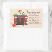 STICKER RECTANGULAIRE LA NUIT AVANT LES BUNMAS (Sac)
