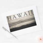 Sticker Rectangulaire La plage de Big Island Hawaï (Enveloppe)