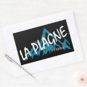 Sticker Rectangulaire La Plagne France Mountains (Enveloppe)