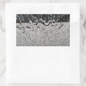 Sticker Rectangulaire La pluie tombe sur la fenêtre (Sac)