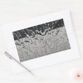Sticker Rectangulaire La pluie tombe sur la fenêtre (Enveloppe)